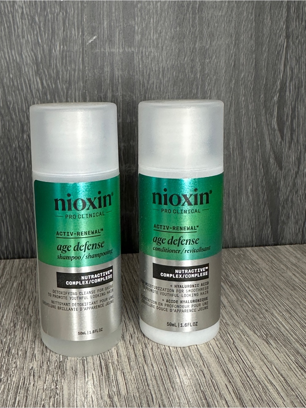 Nioxin Age Defense Travel Size Shampoo & Conditioner